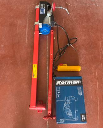 Paranco elettrico con staffe powerx