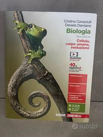Libro “biologia cellula,copro umano,evoluzione