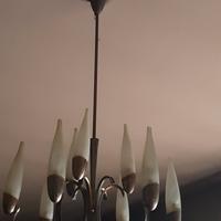 lampadario chandelier anni 60 design angelo lelli