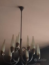 lampadario chandelier anni 60 design angelo lelli
