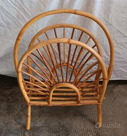 Portariviste  Bambù e Rattan Franco Albini Anni 60