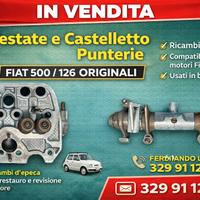 Testata Fiat 500 /  126 completa di Castelletto