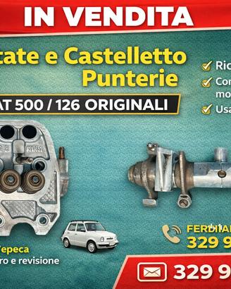 Testata Fiat 500 /  126 completa di Castelletto