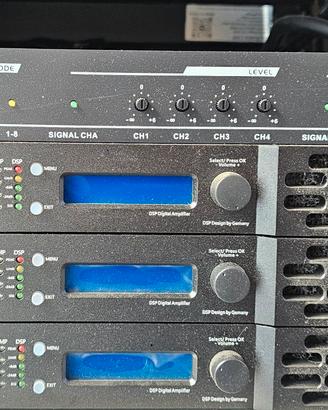 Finali K430DSP 4x3000wrms 8 hom 4x5000w4hom 4x6500