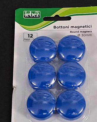 Bottoni magnetici blister da 12 pezzi