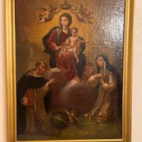Dipinto Madonna del rosario