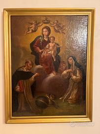 Dipinto Madonna del rosario