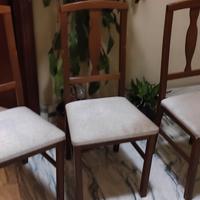 sedie ecopelle o paglia o di legno