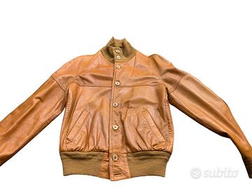 Giubbotto pelle uomo vintage