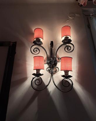 Lampade rustiche in ferro battuto