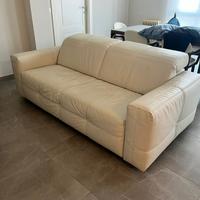 Divano in pelle Calia