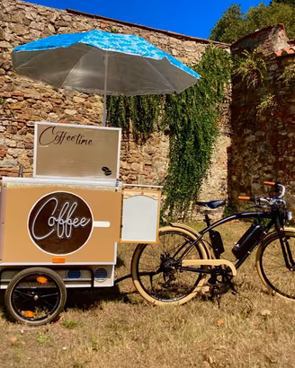 e-bike coffee bike / food