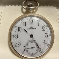 Orologio da taschino cassa argento 48mm Lorenz