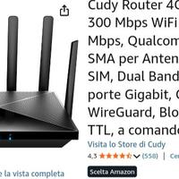 Cudy Router 4G+ LTE Cat.6 AC1200