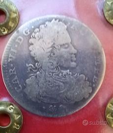 Rara Moneta TARI del 1715 in argento 917 /1000