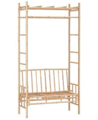 vidaXL Panca da Giardino con pergola