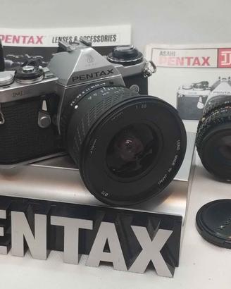 Asahi  Pentax ME con 18mm. -50-20/35 e 70/300