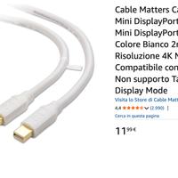 Cable Matters Mini DisplayPort a Mini DisplayPort