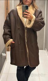 Real shearling Taglia M Oversize real vintage 