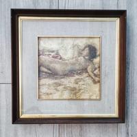 Dipinto a olio, Franco Tardonato, Nudo femminile