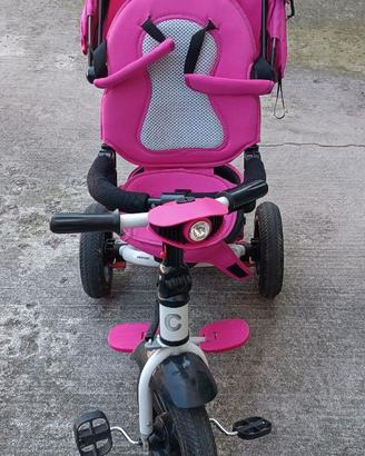 Triciclo passeggino per bambina crosser