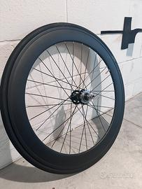 Coppia cerchi bici pista scatto fisso