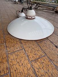 Lampadario in ceramica artigianale