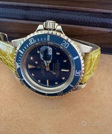 ROLEX SUBMARINER 1680/YELLOW GOLD/JEANS DIAL