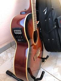 Chitarra acustica con custodia
