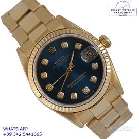 ROLEX  Datejust 78278 Medium 31MM Factory blue