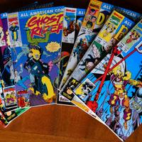 9 ‘All american comics’  Ghost, Defenders, Balder