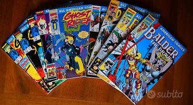 9 ‘All american comics’  Ghost, Defenders, Balder