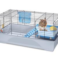 Gabbia grande coniglio più accessori e mangime