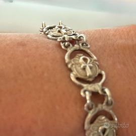 Bracciale Vintage Egiziano con Simbolo Ankh
