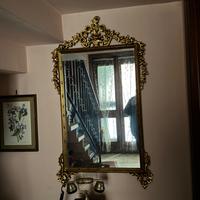 Specchio cornice oro