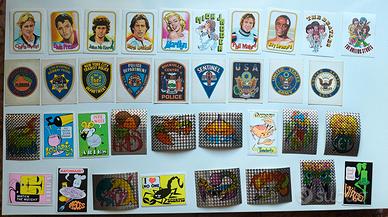 36 Stickers Panini Anni ‘80 - Fondo Magazzino
