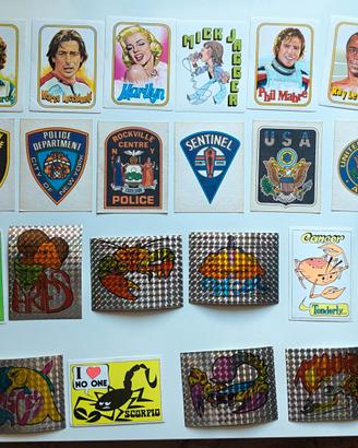 36 Stickers Panini Anni ‘80 - Fondo Magazzino