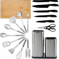 Set Utensili Cucina completo in acciaio