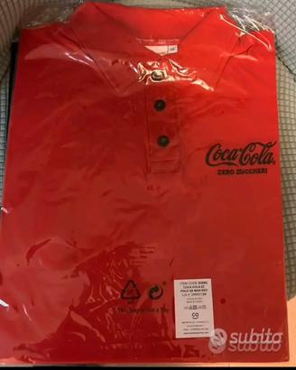 T-shirt coca cola Rossa, tg M
