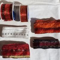 Natale - Diversi Nastri stoffa pacchi