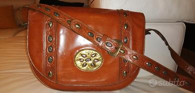 Borsa originale Les Copains vero cuoio vintage