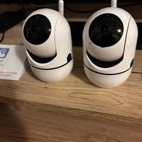 due telecamere di sicurezza.