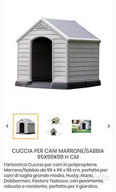 cuccia per cani medio/grande