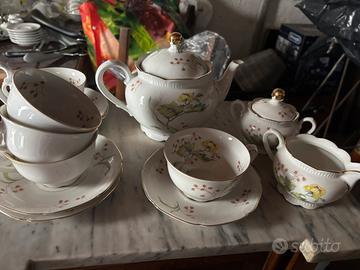 Set teiera porcellana
