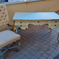 scrivania Veneziana con sedia 