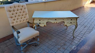 scrivania Veneziana con sedia 