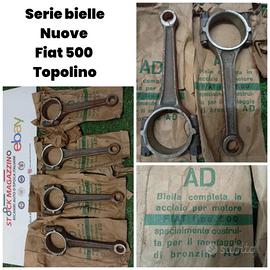 Serie 4pz bielle Fiat 500c topolino nuove