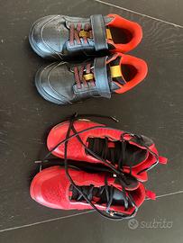 2 paia di scarpe bambino taglia 34/35