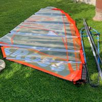 Vela 7.0 no cam albero e boma windsurf freeride