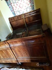 Struttura per letti matrimoniale stile Impero 